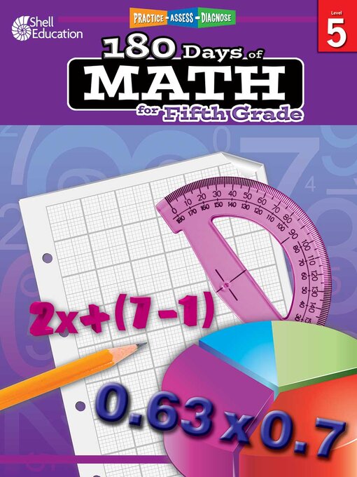 Cover image for 180 Days of Math for Fifth Grade